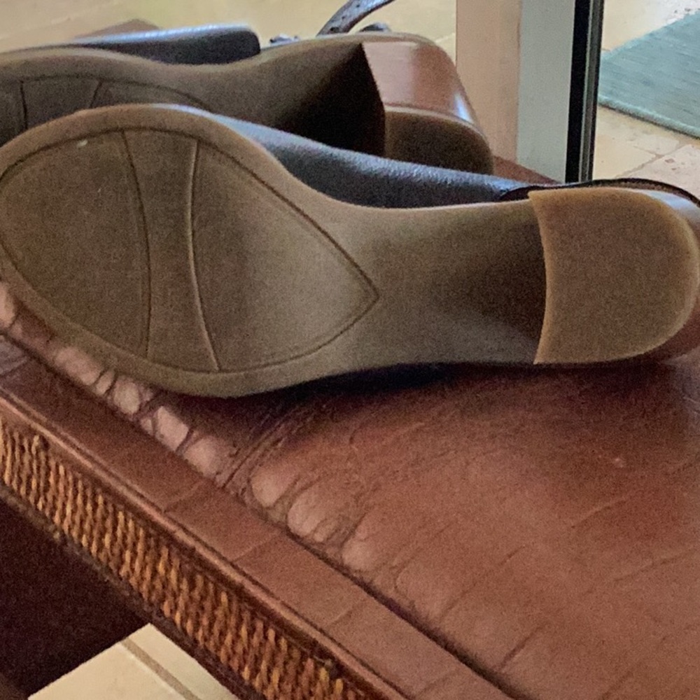Franco Sarto Black leather Wedge Shoes - Picture 4 of 5